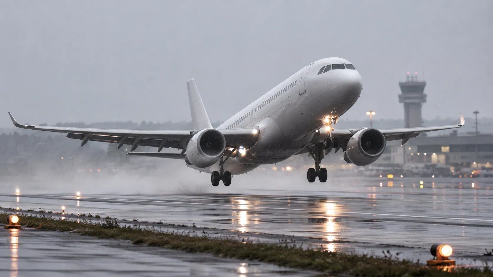 Can Planes Take Off in the Rain