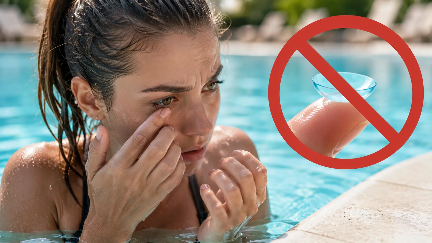 Can You Wear Contacts in the Pool
