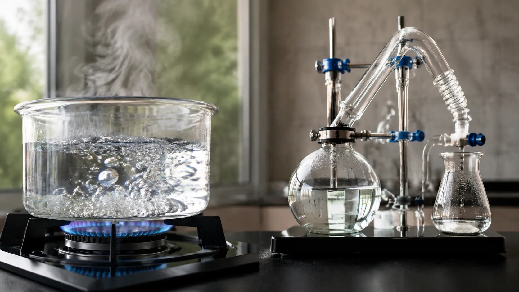 Is Boiled Water the Same as Distilled